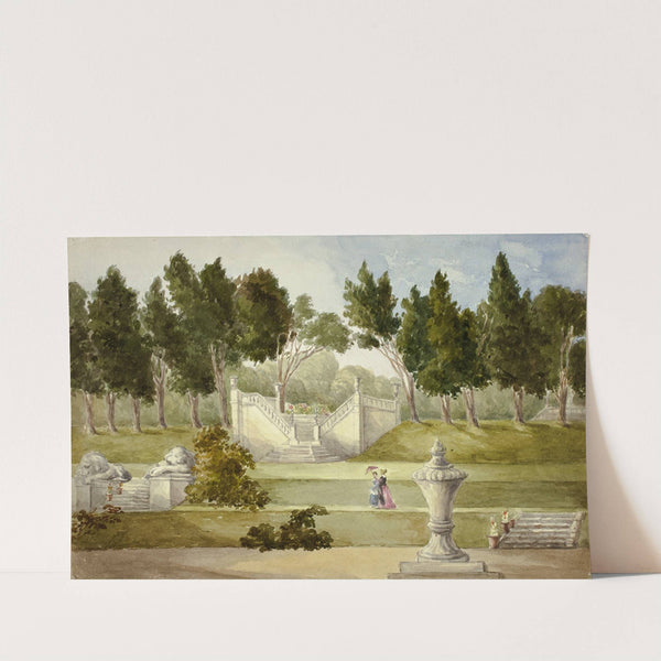 Garden at Clifton Hall by Elizabeth Murray