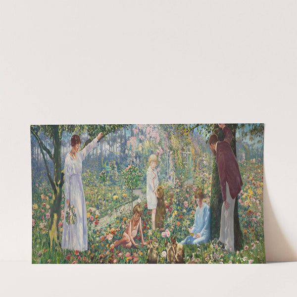 Garden de Louveciennes (1927) by Leon Kamir-Kaufmann