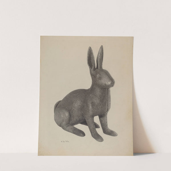 Garden Figure (Rabbit) by Maurice Van Felix