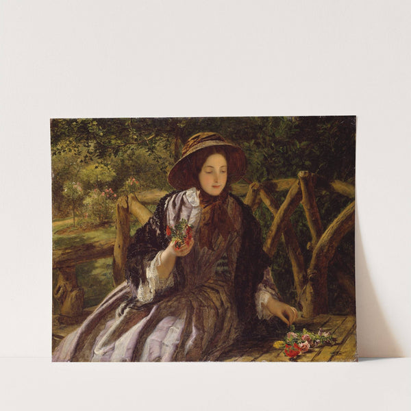 Garden Flowers (Making A Posy) by William Powell Frith