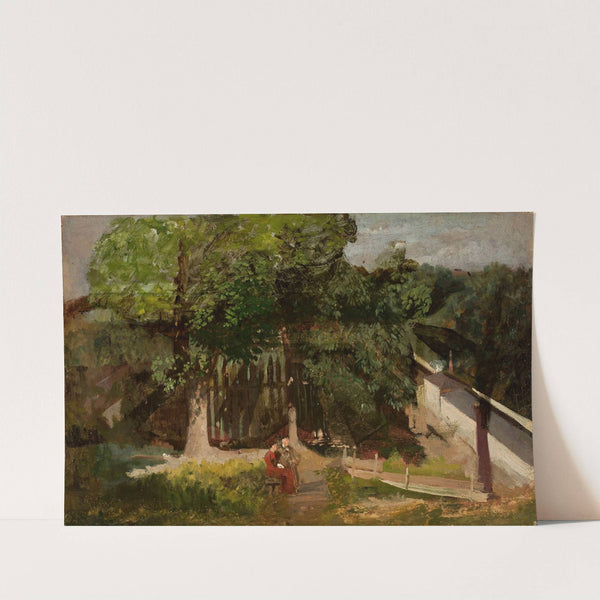 Garden fragment by Julian Maszyński