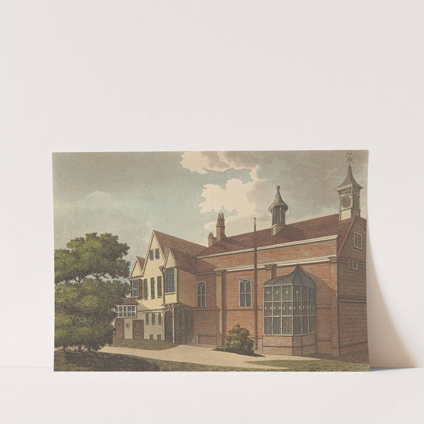 Garden Front of Furnival’s Inn (1800) by Samuel Ireland
