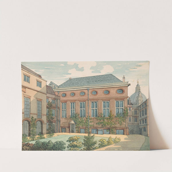 Garden Front of Stationer’s Hall (between 1794 and 1800) by Samuel Ireland