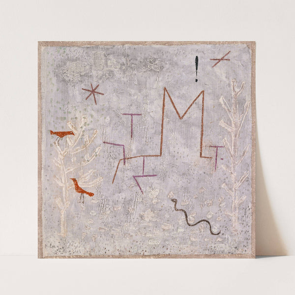 Garden gate K by Paul Klee