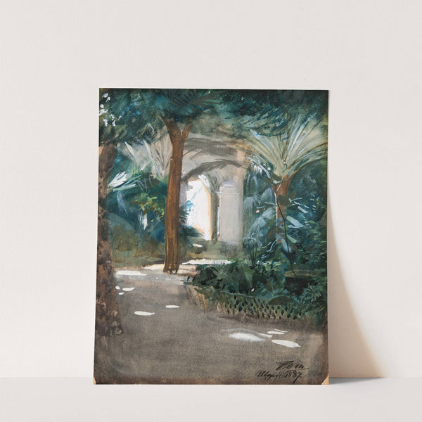 Garden in Algiers (1887) by Anders Zorn