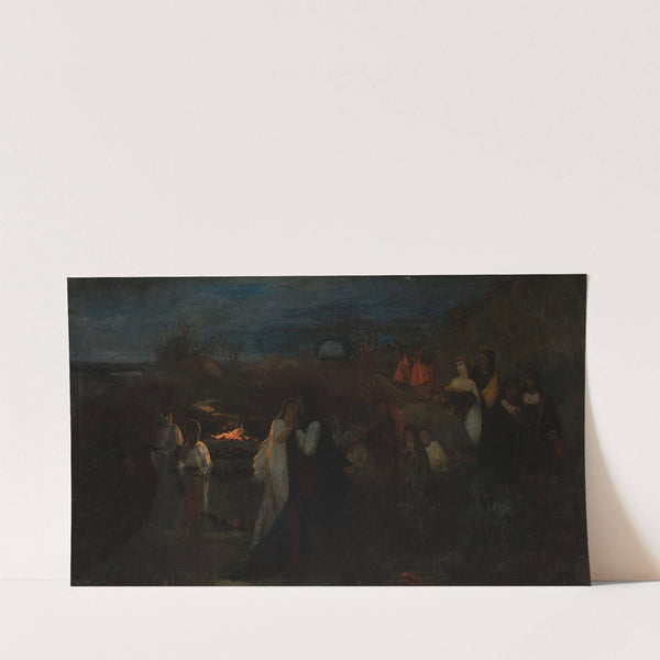 Garden of love (1876) by Adam Chmielowski