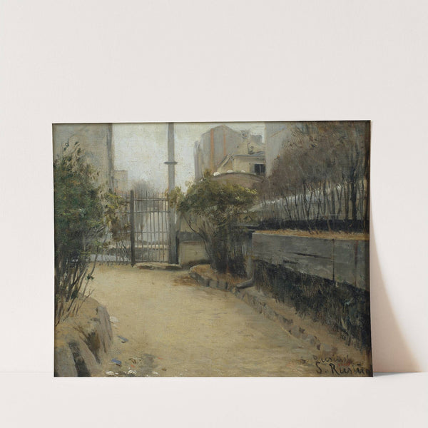 Garden of Montmartre by Santiago Rusiñol