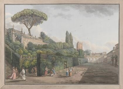 Garden of Palazzo Colonna (ca. 1780)