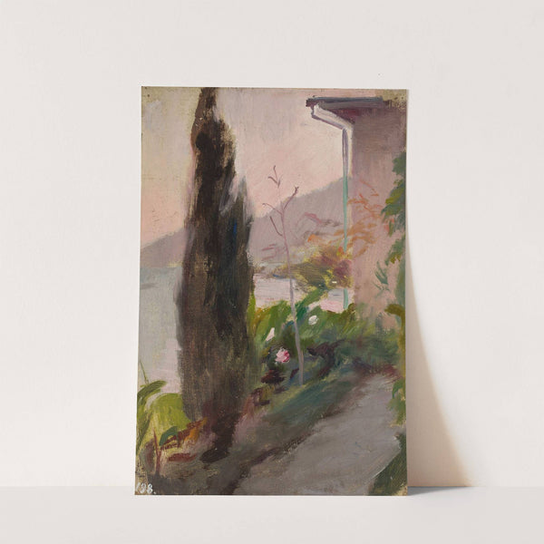 Garden of the Bakhchi-Dere villa in Yalta. From the journey to Crimea by Jan Ciągliński