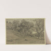 Garden with fruit trees by Peter Burnitz