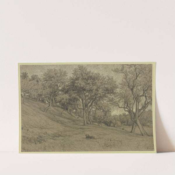 Garden with fruit trees by Peter Burnitz