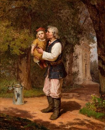 Gardener and a Little Colonel