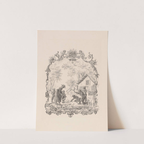 Gardening company (1873) by Wilhelmus Petrus van Geldorp