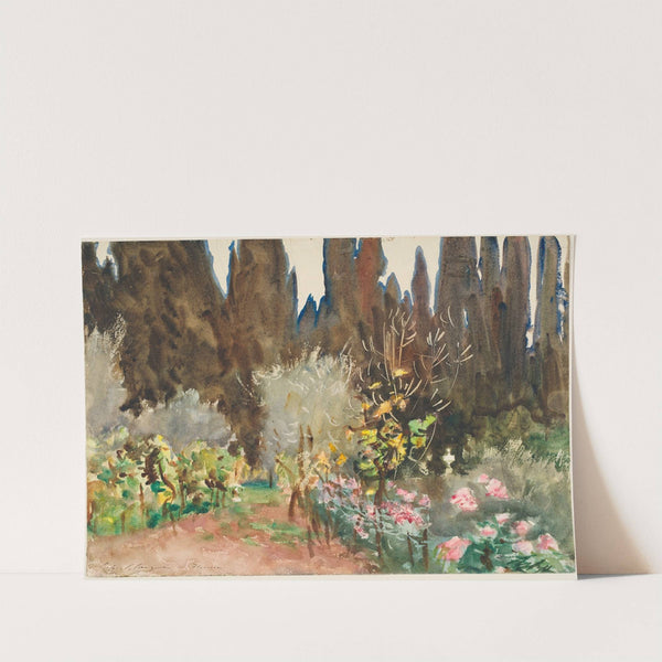Gardens at Florence by John Singer Sargent