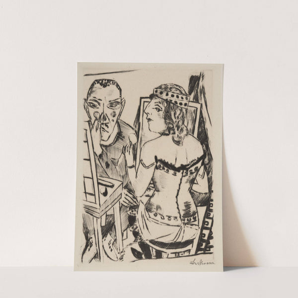 Garderobe (1921) by Max Beckmann