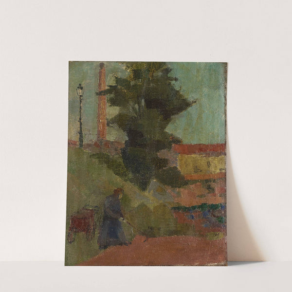 Gardner in a Park by Franz Marent