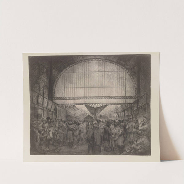 Gare de l’Est (1916-1917) by Théophile Alexandre Steinlen
