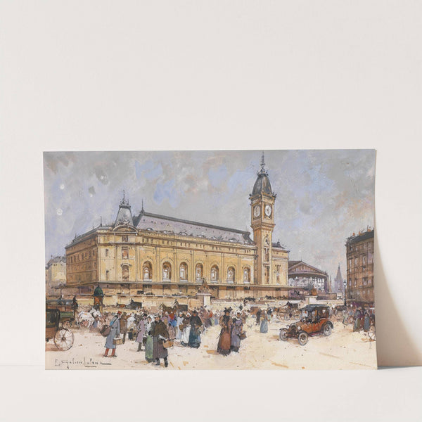 Gare de Lyon by Eugène Galien-Laloue