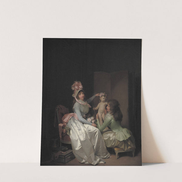 Garlanding the Statuette of Cupid (1776 – 1845) by Louis Léopold Boilly