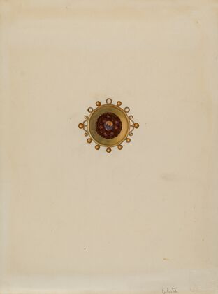 Garnet Earring