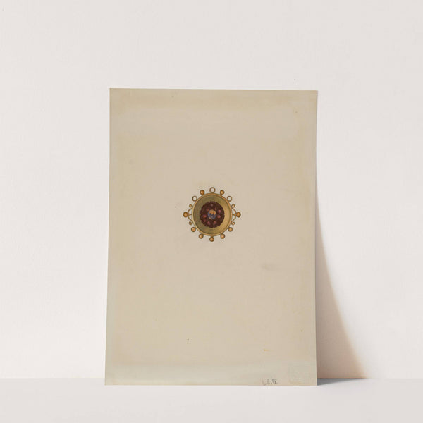 Garnet Earring by Edward White