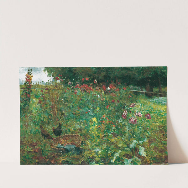 Garten auf der Fraueninsel, (1896) by Hermann Groeber