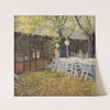 Garten des Gasthauses ‘zum Blumenstock’ im Prater (1916) by Leopold Widliczka