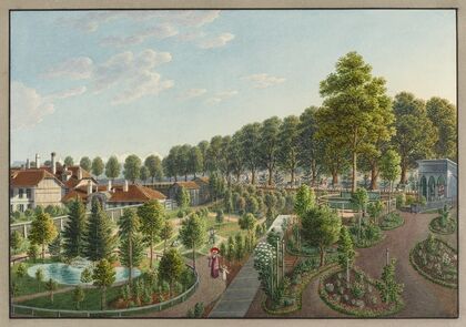 Gartenanlage zwischen der Kleinen Schanze und der Christoffelgasse (1915-1945)