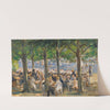 Gartenlokal An Der Havel Unter Bäumen (Beer Garden Near The Havel Under Trees) (circa 1920-22) by Max Liebermann