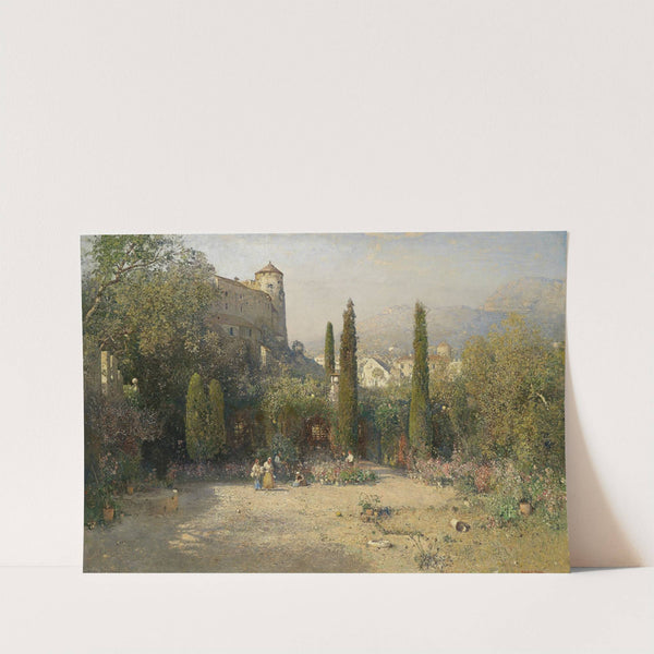 Gartenpartie aus dem Etschtal by Robert Russ