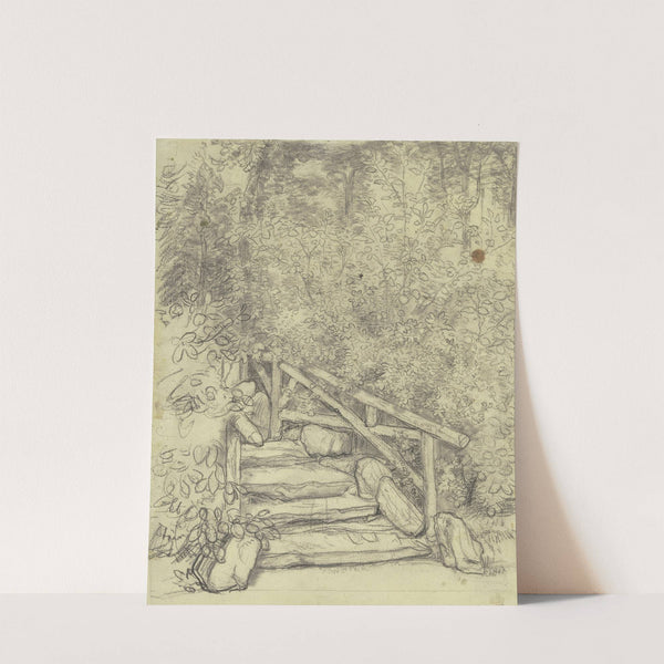 Gartenstudie (für das Porträt der Frau Binding) by Julius Hamel