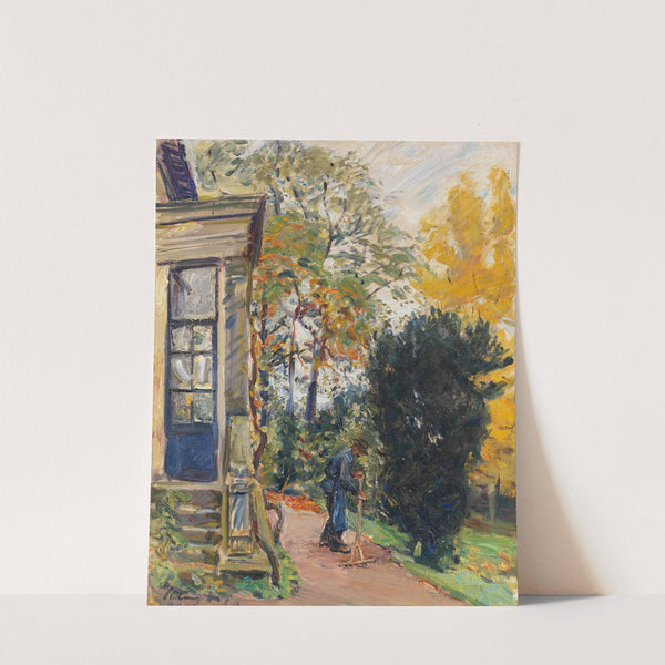 Gärtner vor dem Haus (1910) by Max Slevogt