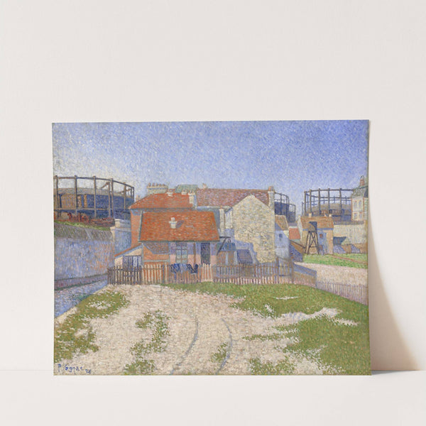 Gasometers at Clichy by Paul Signac