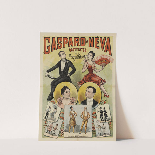 Gaspard.Neva Duettistes Transformations (1880-1900) by Imp. Charles Lévy