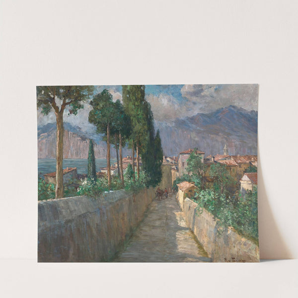 Gässchen in Malcesine by Berta von Tarnóczy-Sprinzenberg