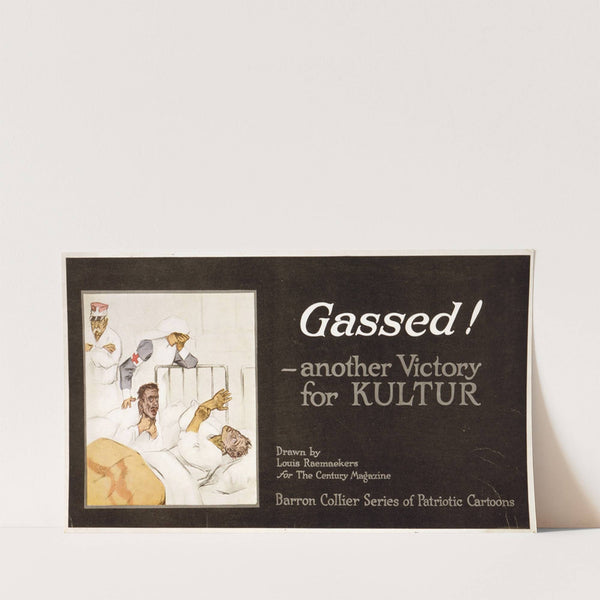 Gassed! — another victory for Kultur (1916) by Louis Raemaekers