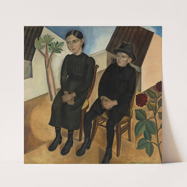 Gaston and his Sister (1923) by Gustave Van de Woestijne