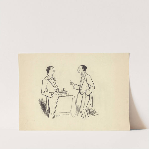 Gaston Dubosc et Marcel Simon dans ‘Séance de nuit’ de Georges Feydeau (1912) by Yves Marevéry