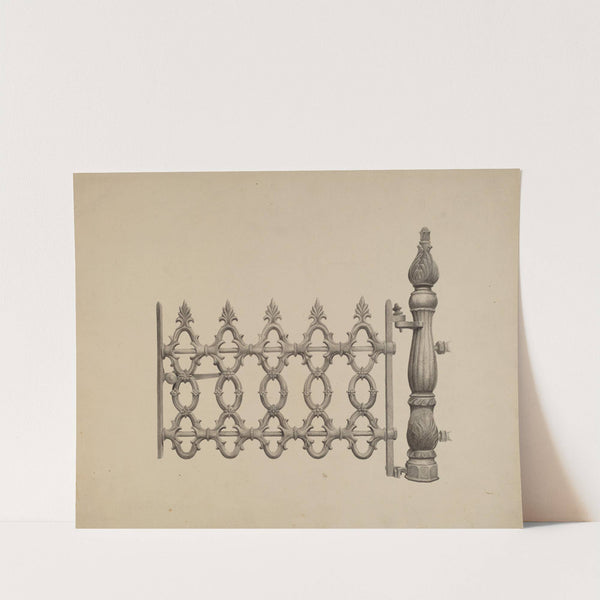 Gate and Gatepost by Jerome Hoxie