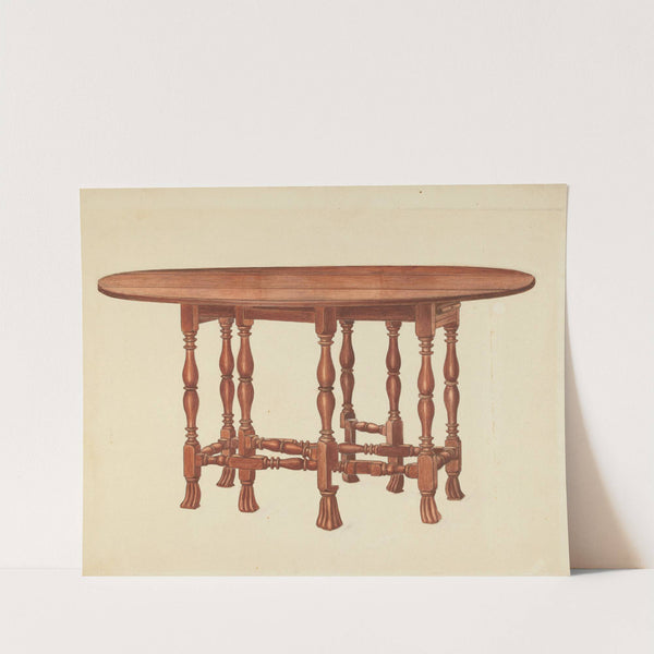 Gate Leg Table by Frank Wenger