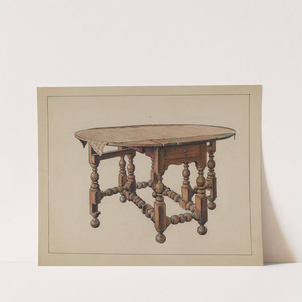 Gate-leg Table by M. Rosenshield-von-Paulin