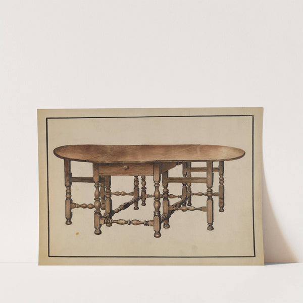 Gate-leg Table by Fletcher Hanks