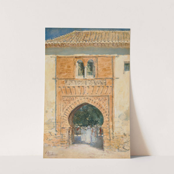 Gate of the Alhambra (1883) by Childe Hassam