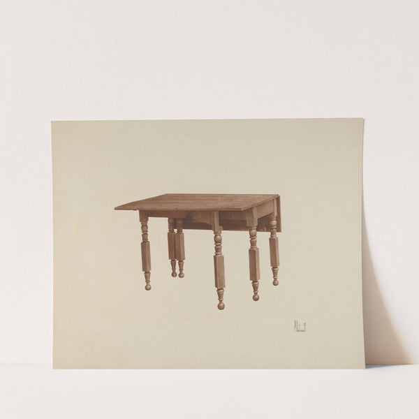Gateleg Table (c. 1942) by Peter C. Ustinoff