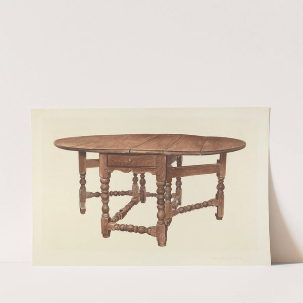 Gateleg Table by Amos C. Brinton