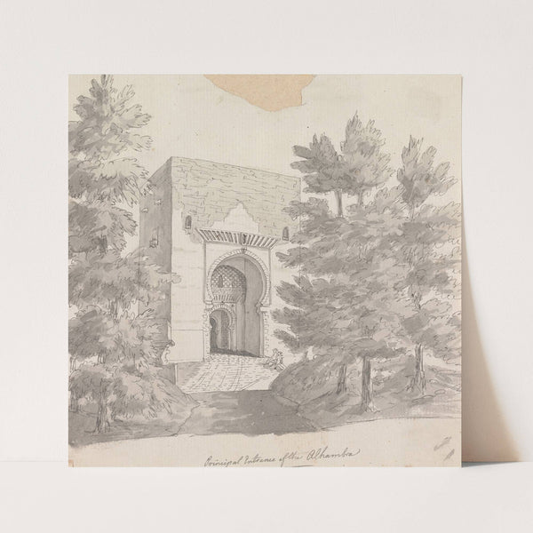 Gates of the Alhambra; Puerta del Juicioa by Henry Swinburne