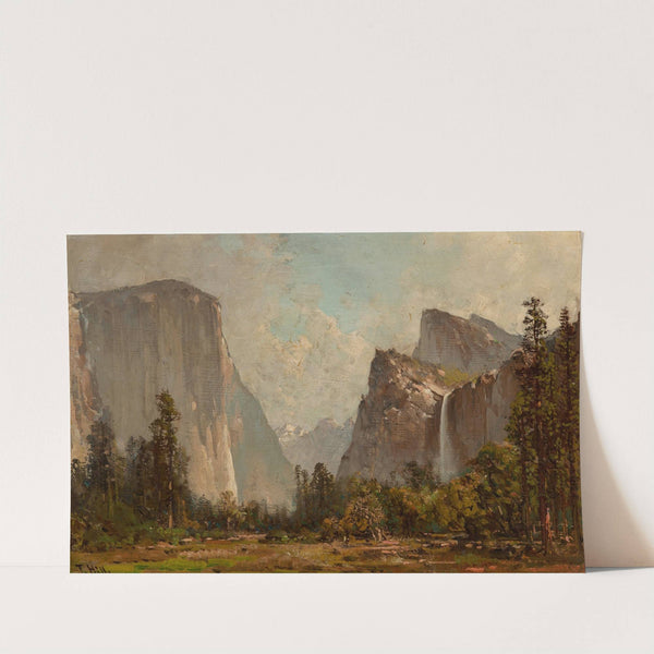 Gates of Yosemite and Bridal Veil Falls by Thomas Hill