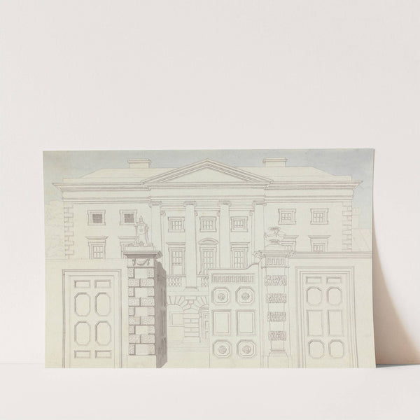 Gateway and Facade of a House by Michael Angelo Rooker