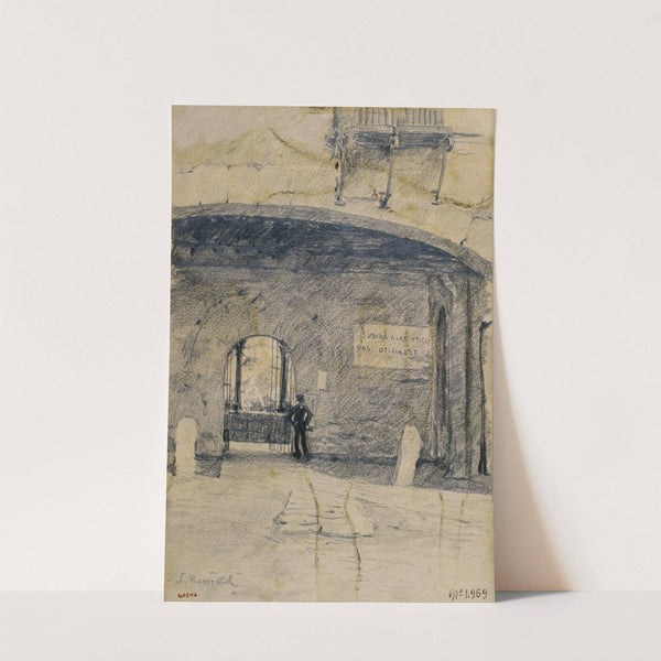 Gateway Arch and Wall by Santiago Rusiñol