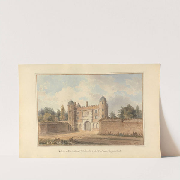 Gateway at Burton Agnes, Yorkshire, the Seat of Sir Francis Boynton Bart. by John Buckler